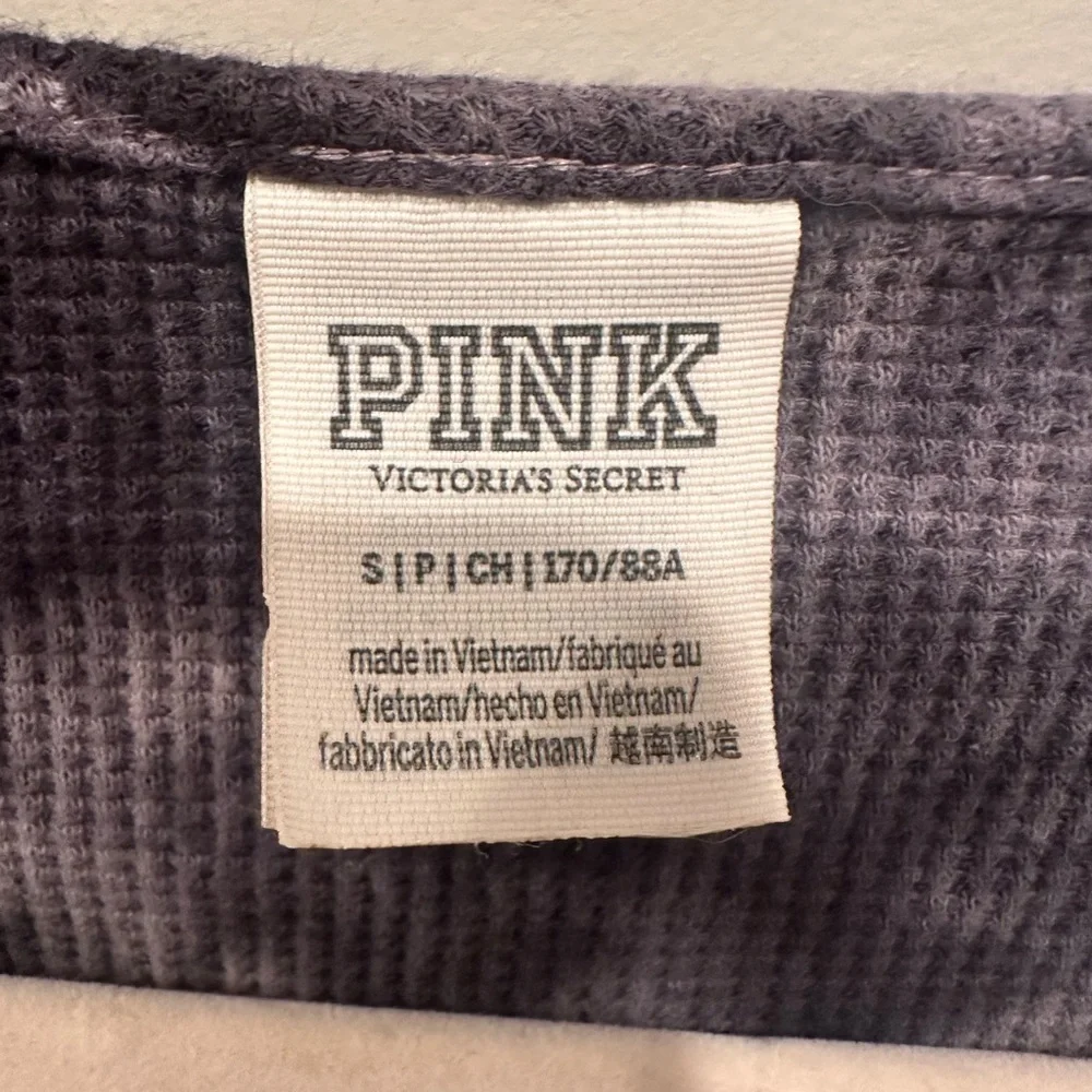 PINK Victoria's Secret Tye Dye Cropped Top Fitted Top Punk Casual Size S - Picture 8 of 8